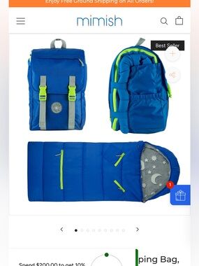 Mimish Sleep n Pack Sleeping Bag